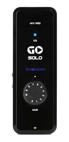 Interfaz De Audio Tc Helicon Go Solo Midi De 1 Canal