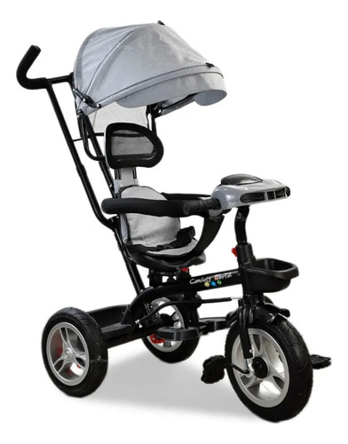 Triciclo Confetyworld Multifuncional 360 T19 Gris