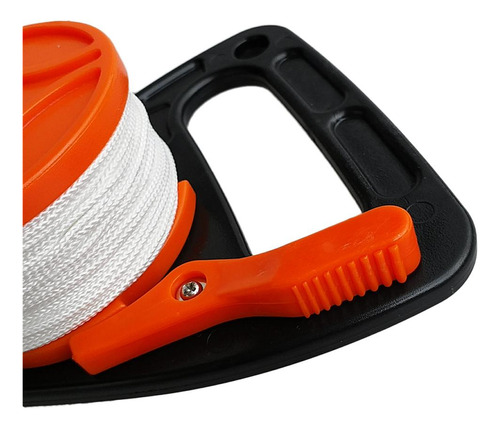 1 Piece De Carrete De Seguridad Con Cuerda Y Hebilla Naranja