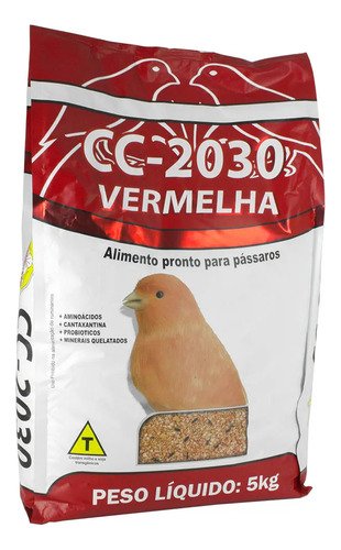 Farinhada para canário com fator vermelho Biotron CC 2030 1kg