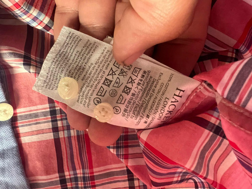 Camisa Hackett Niño 13 A 14 Años (Usado)