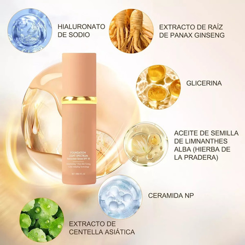 1pieza Base Con Alta Cobertura,forever Bloom Protector Solar