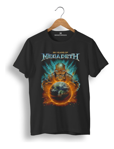 Remera: Megadeath 2 Memoestampados