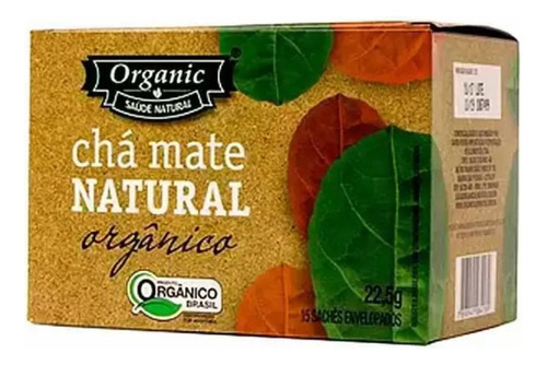 Kit 2x: Chá Mate Orgânico Organic 15 Sachês