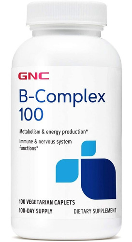 Gnc Super Complejo B Formula Big 100 Complex De Eeuu