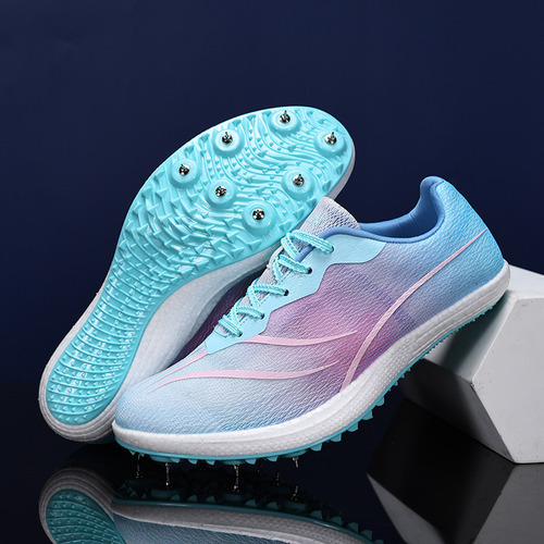 Zapatillas De Atletismo De 7 Clavos Con Forma De Conejo Rojo De Alta Elasticidad, Carreras Y Sprints