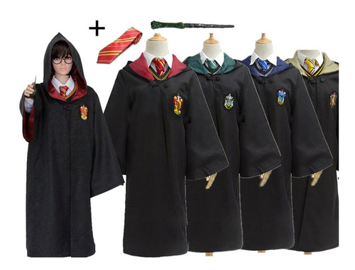 Disfraz De Harry Potter De Lujo De 3 Piezas Para Niño, Adult