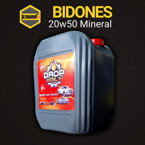 Bidon Aceite 20w50 Mineral Dropoil