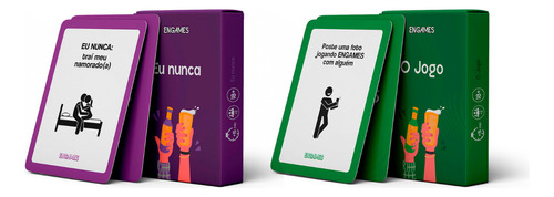 Jogo De Baralho Kit Bora Animar O Jogo Eu Nunca Festa +18