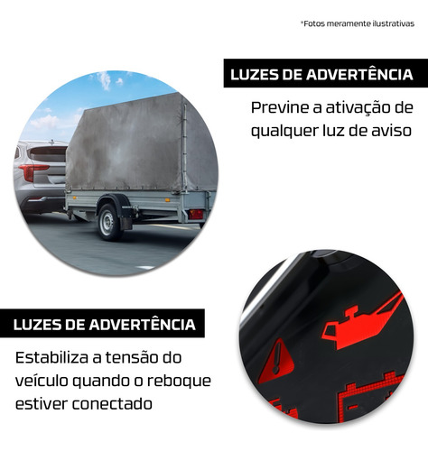 Módulo De Iluminação De Carretas Engate Tury Connect 1 D