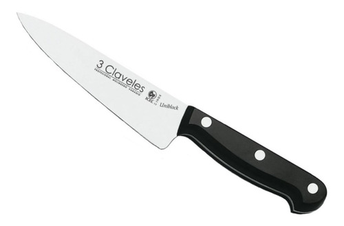 Cuchillo Tres Claveles Inox Uniblock 18cms Cocinero