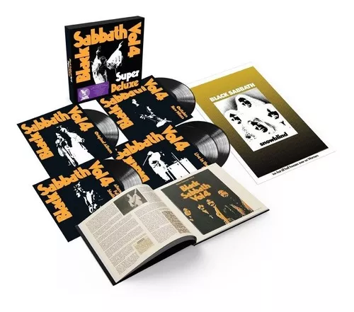 Vinilo Black Sabbath Vol 4 Super Deluxe Box Set 5 Lps