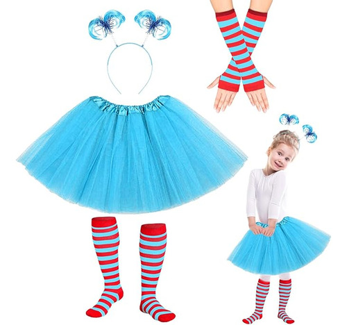 4 Piezas Tutu Tul Para Niñas Y Mujeres Vestido Tutus Con Cal