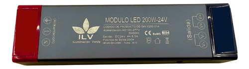 Fuente De Poder Slim Interior 200w 24v Marc. Ilv