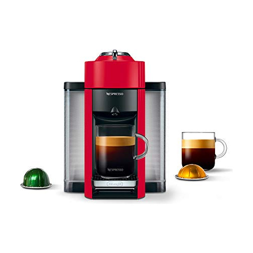 Máquina Café Espresso Nespresso Vertuo Rojo Brillante