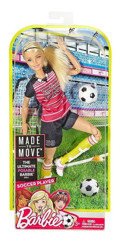 Barbie Made To Move - Futbolista - Original - Mattel!!!