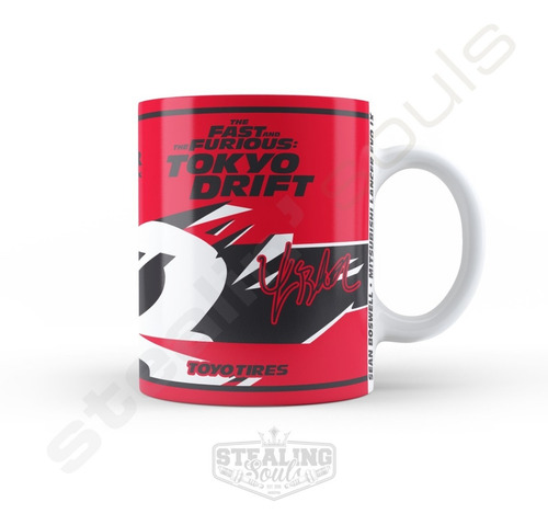 Taza Fast & Furious / Rapido Y Furioso - Sean Boswell - Mitsubishi Lancer Evo 9 - Cine / Pelicula / Coleccion