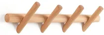 Comprar Perchero De Madera Montado En La Pared | Percheros De Madera