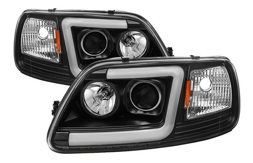 Faro Proyector Negro Led Bar Ford F150 Fortaleza Tuning