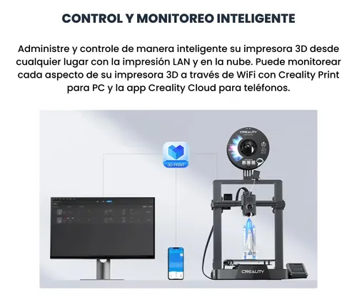 Impresora 3d Creality Ender 3v3 Ke + Camara Wifi + Curso 3d