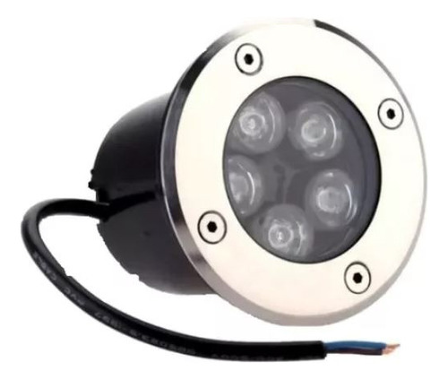 Balizador Luminária Led Chão Piso Jardim 5w Embutir Solo