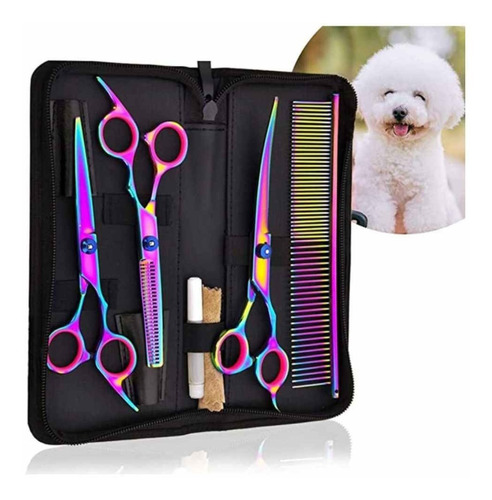 Tijeras Profesional Para Mascotas Perro Corte De Pelo