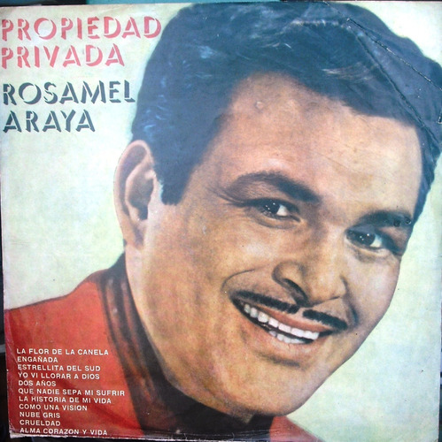 Disco Vinilo Lp Original Rosamel Araya - Propiedad Privada