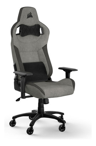 Cadeira para jogadores Corsair T3 Rush Grey - Charcoal (2023) Cor preta