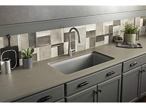 Torneira de cozinha Kohler 596-cp Simplice K-596-vs Vibrant Stainless