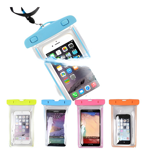 Pack 3 Funda Bolso Impermeable Para Celular Playa , Piscina