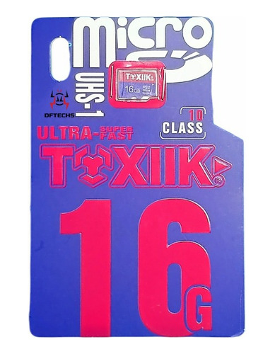 Memoria Micro Sd Toxiik Uhs-1 Class 10 16gb