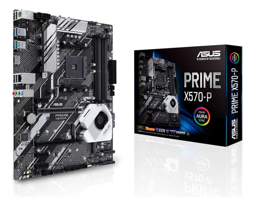 Placa Base Prime Am4 Amd X570 Atx Ddr4-sdram