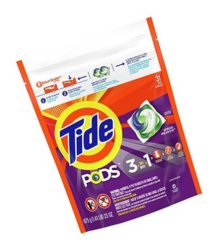 Jabon En Capsulas Tide Pods Sport Odor Defence X 31 Lavados
