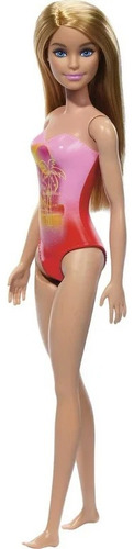 Barbie Muñeca Rubia Traje De Baño Playa