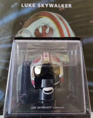 Imagen 3 de 3 de Star Wars Luke Skywalker X-wing Casco 10cm De Coleccion