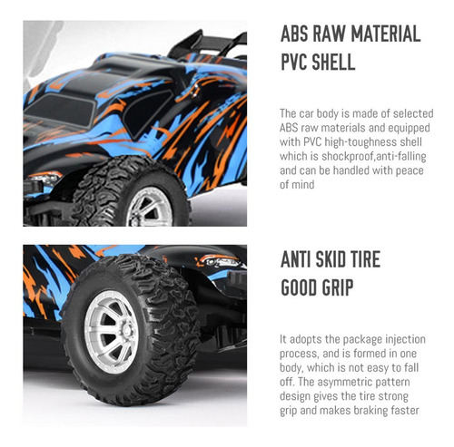 1/32 Rc Car 4wd Alta Velocidad 20 Km/hora Camiones Para