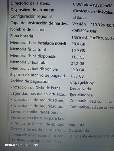 Laptop Lenovo 20gb De Ram (Usado)