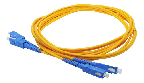 Cds Cordão Óptico Duplex Sm Monomodo Sc-pc Sc Pc 9/125 Azul