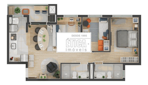 Imagem 5 de 30 de Apartamento Com 2 Dormitórios À Venda Com 82m² Por R$ 465.000,00 No Bairro Portão - Curitiba / Pr - Ap 2035