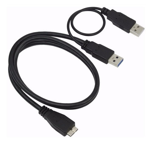 Cable Usb 3.0 Micro Usb 3.0 Disco Duro Wii U 90cm