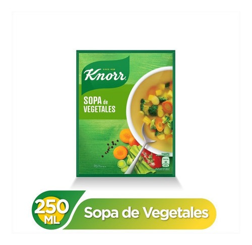 Sopa De Vegetales 60g 3 Unidades Knorr