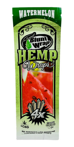 Imagen 2 de 6 de Blunt De Cáñamo Blunt Wrap Con Cbd 4x
