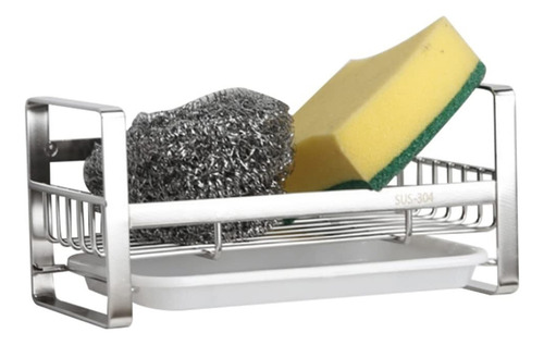 Portaesponjas Para Fregadero De Cocina Con Bandeja