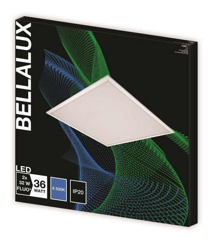 Imagen 2 de 3 de Panel Led 60x60 Embutir 36w Bellalux 6500k Fria/dia