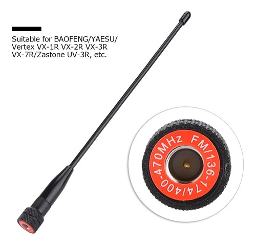 Sma - Antena De Radio Para Baofeng Kenwood (vhf, Uhf, Dos V¿