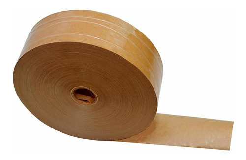 Fita Gomada Kraft Natural 80g/mc 70mm X 165m Com Reforco