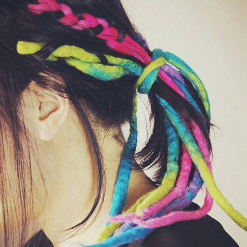 . Extensões De Dreadlocks Multicoloridos, Dreadlock