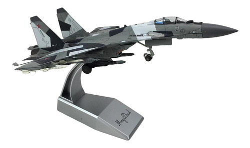 1/100 Su-35 De Ruso Fundido A Presión Con Soporte Para