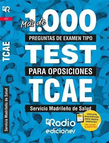 Libro Tcae. Servicio Madrileã¿o De Salud - Varios Autores