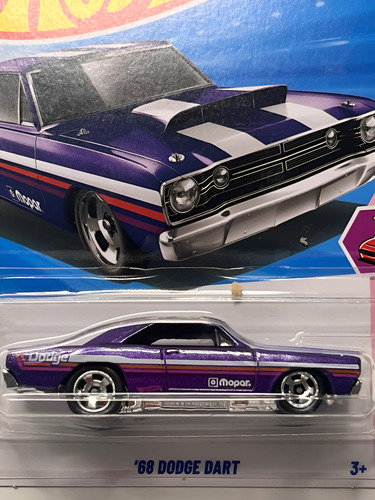 Hot Wheels 68 Dodge Dart 1:64 Coleccionable 2024 Violeta Oscuro